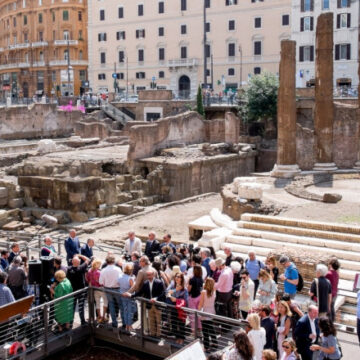 Piața din Roma unde a fost ucis Iulius Cezar, deschisă publicului. Cât costă un bilet pentru vizitarea locului