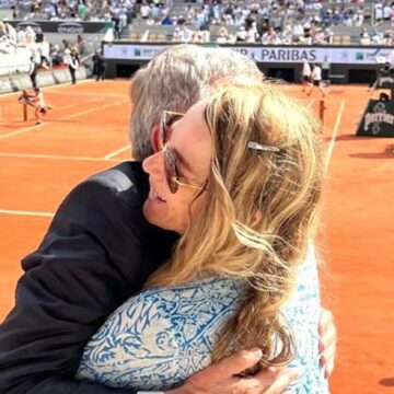 Nadia Comăneci, întâlnire stelară la Roland Garros