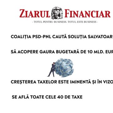 Ce am face tu sau eu în locul domnului Ciolacu, când ai un deficit bugetar cu 10 miliarde de euro peste cele 14 deja prognozate ?