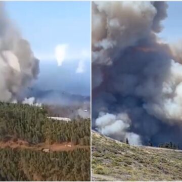 Incendiu Uriaș De Vegetație Pe Insula Spaniolă La Palma. Sute De Oameni Au Fost Evacuați