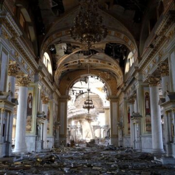 Cum Arată Catedrala Din Odesa, Grav Avariată în Urma Celui Mai Recent Atac Asupra Orașului Ucrainean. Rusia Spune Că A Fost Lovită De O Rachetă A Kievului