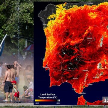 Spania „fierbe” La 60 De Grade Celsius – Imagine Din Satelit Cu Efectul Valului De Căldură Cerberus