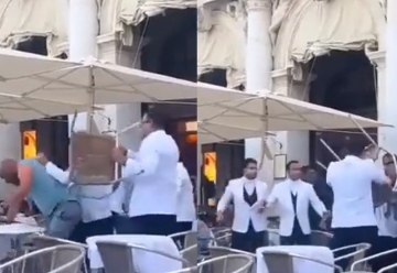 Chelnerii S-au Luat La Bătaie Cu Turiști Care Au Vrut Să Folosească Toaleta Fără Să Facă Vreo Consumație, în Piața San Marco Din Veneția