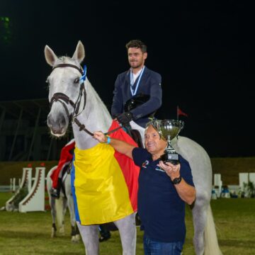 Costel Cojocariu, cu calul Huracan, a făcut performanță