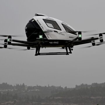 Drona-taxi, Soluția Inedită Testată Deasupra Ierusalimului Pentru Transport și Decongestionarea Traficului | FOTO