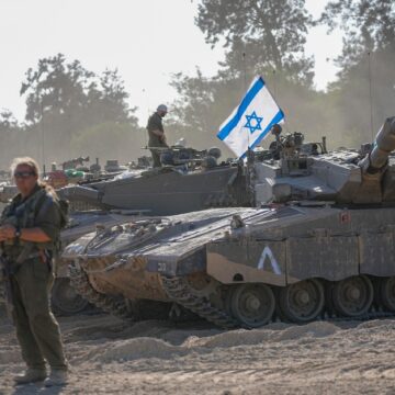 profimedia-0815247602-scaled.jpg Armata Israeliană Masează Tancuri La Nord De Fâșia Gaza, Arată Imaginile Din Satelit