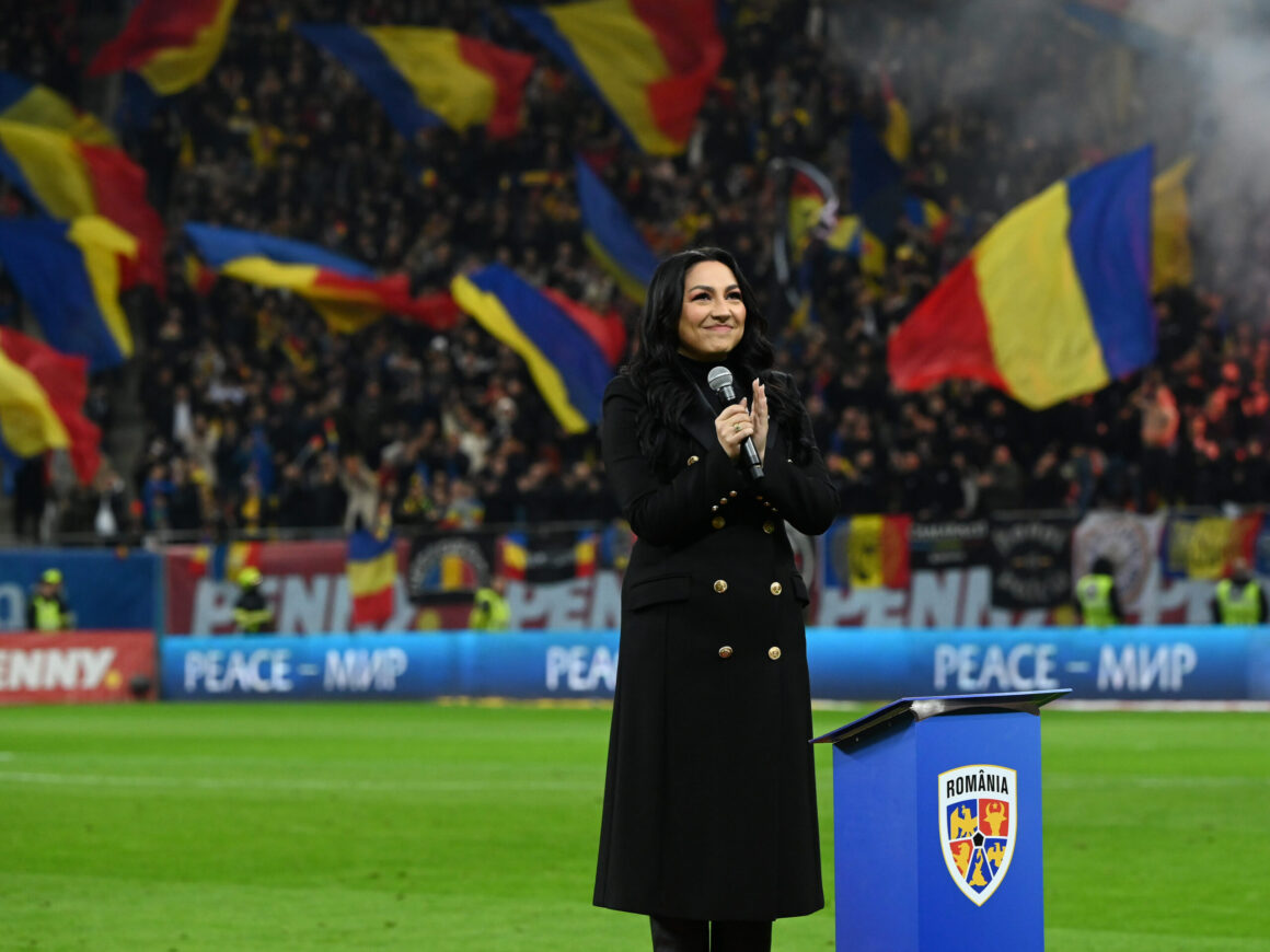 Andra spune adevărul despre câți bani a luat ca să cânte imnul României la meciul cu Elveția