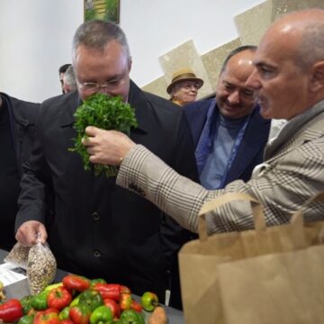 Nicolae Ciucă, Rareş Bogdan şi Lucian Bode, Baie De Mulțime în Noua Piaţă Din Şimleu Silvaniei. „Ia Uitaţi Ce Miros Are! Pătrunjel Adevărat!”