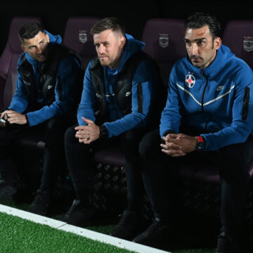 Mihai Pintilii e o fiară la antrenamentele FCSB! Elias Charalambous a trebuit să intervină pentru a-l tempera