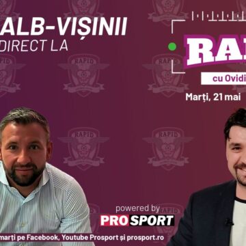 Răzvan Raț este invitat la „EXCLUSIV RAPID” marți, 21 mai, de la ora 21.00