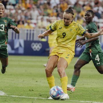 australia-zambia-1.jpg Răsturnare de scor uluitoare la JO Paris. Niciodată în istoria turneelor de fotbal nu s-a întâmplat asta
