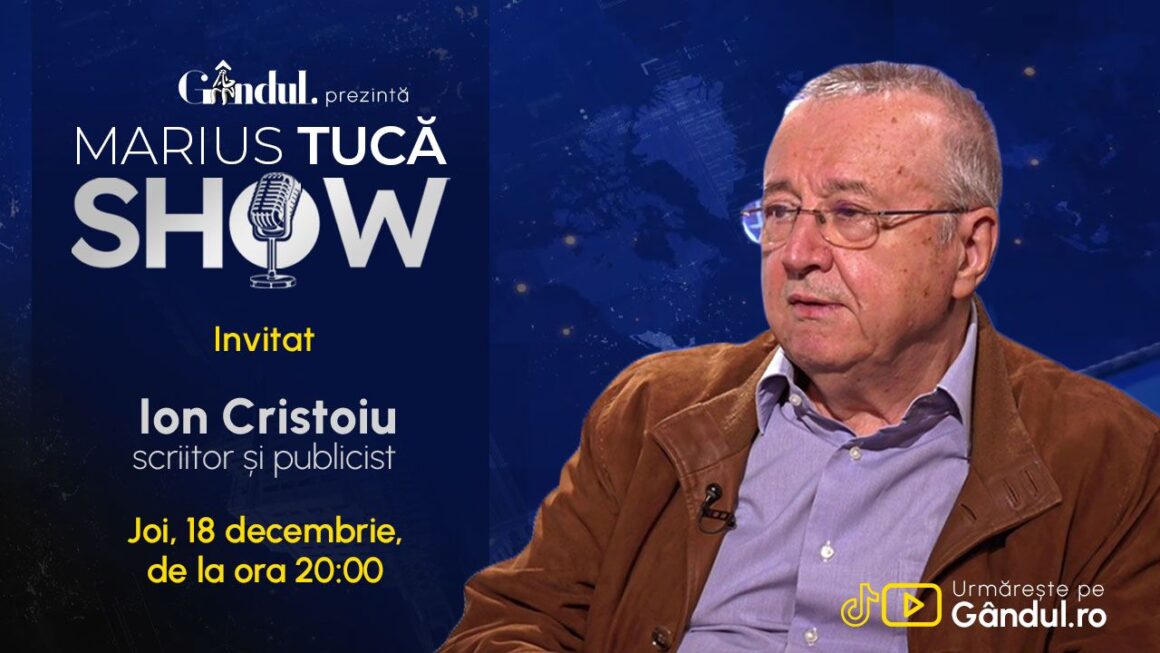 cristoiu_tuca-site.jpg Marius Tucă Show începe joi, 18 decembrie, de la ora 20.00, live pe Gândul. Invitat: Ion Cristoiu