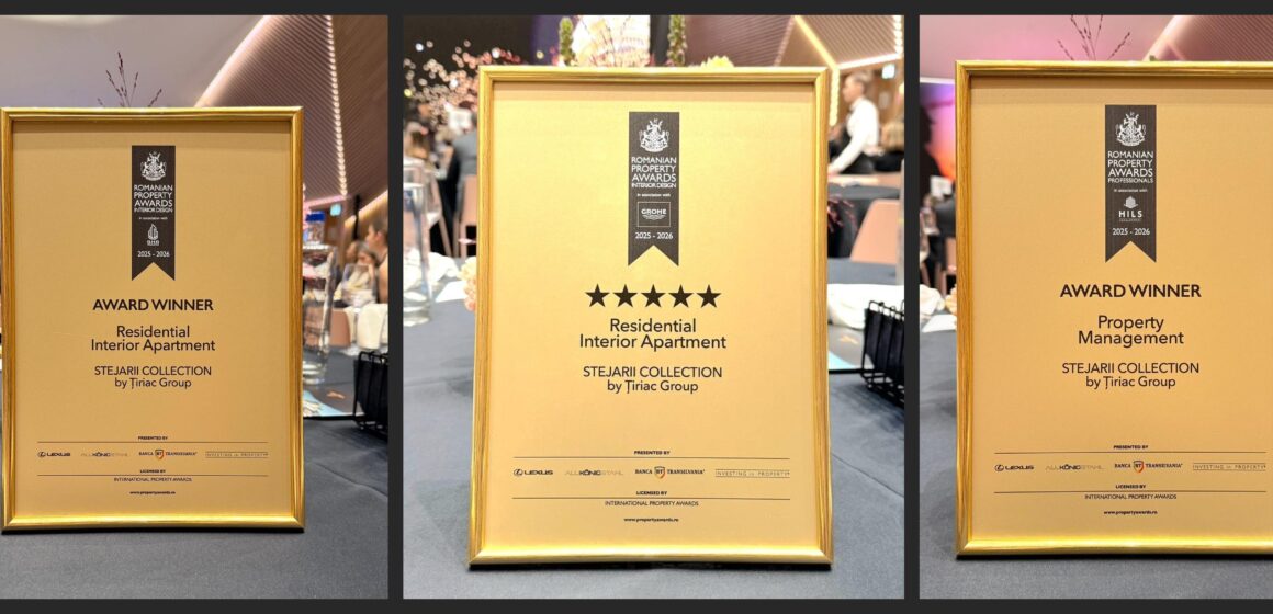 Stejarii awards Stejarii Collection, triplu laureat la Romanian Property Awards 2025. Confirmarea unui standard care depășește granițele României
