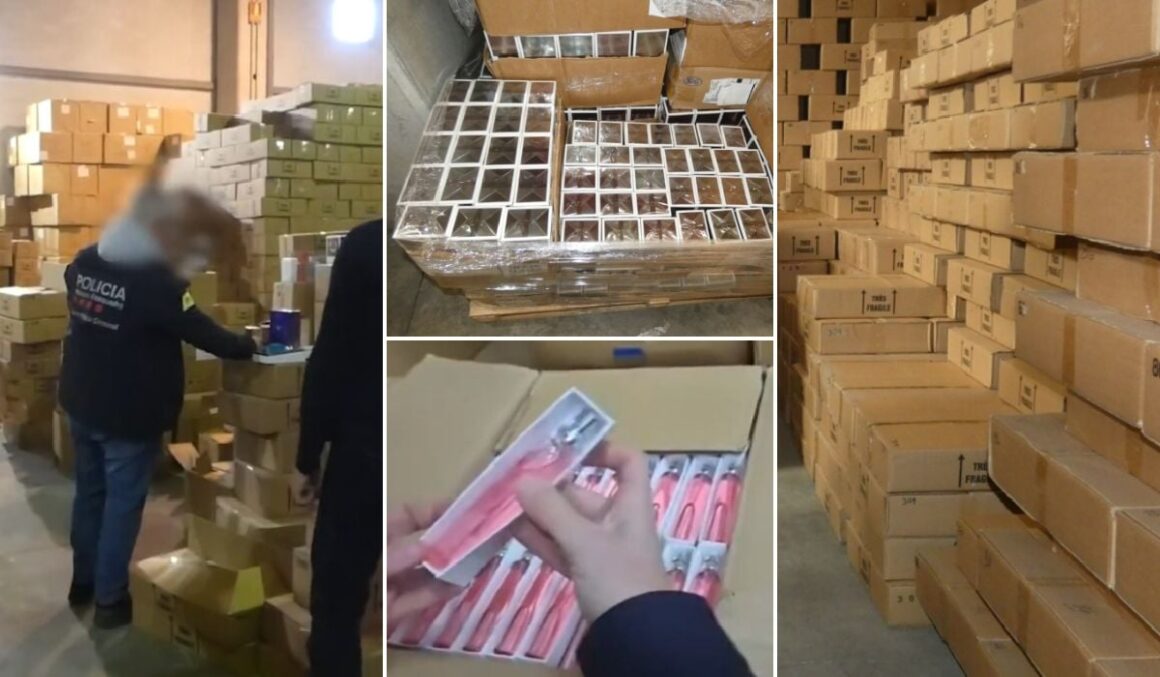 Cea mai mare fabrică de parfumuri contrafăcute din Europa, descoperită în Spania. Falsifica 50 de mărci de lux