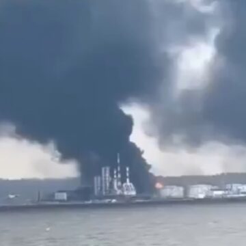 atac-port-rusia-2.jpg Porturile din Rusia, care asigură 40% din exportul de petrol, atacate de Ucraina