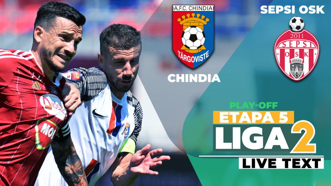 Chindia și Sepsi OSK deschid etapa 5 a play-off-ului Ligii 2