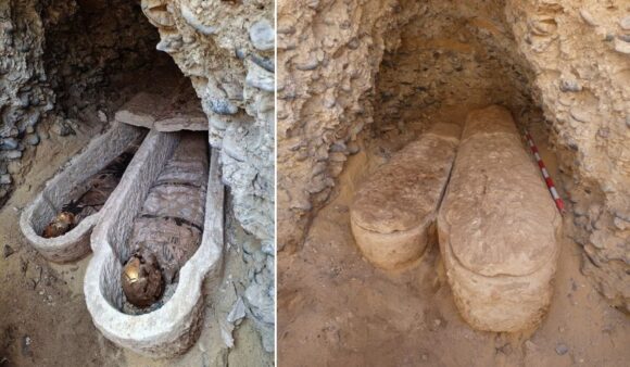 Un mormânt roman vechi de cel puțin 1600 de ani a fost descoperit în Egipt. Una dintre mumii a fost îngropată cu un papirus pe care era scrisă Iliada lui Homer