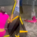 O femeie a fost trântită de viitură în momentul în care a coborât dintr-un autobuz, în New York
