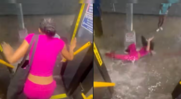 femeie-luata-de-apa-cand-coboara-din-autobuz-in-new-york.png O femeie a fost trântită de viitură în momentul în care a coborât dintr-un autobuz, în New York