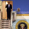 imagini de la primirea liderului american