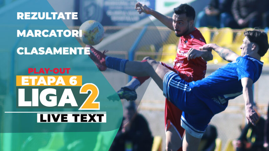 Meciuri și rezultate etapa 6 play-out Liga 2, sezon 2025-2026