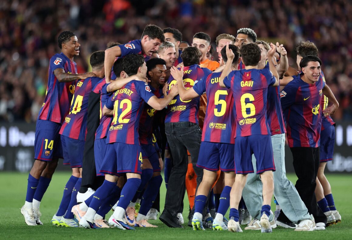 Reacția lui Leo Messi după ce FC Barcelona a ieșit campioană în fața rivalei Real Madrid