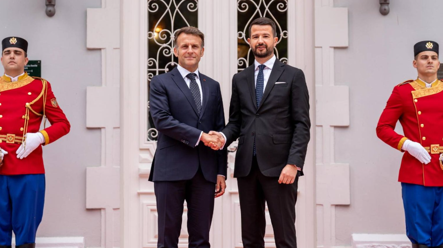 Captura-de-ecran-2026-06-06-013232.png Emmanuel Macron a efectuat prima vizită oficială în Muntenegru, reafirmând sprijinul Franței pentru aderarea la UE