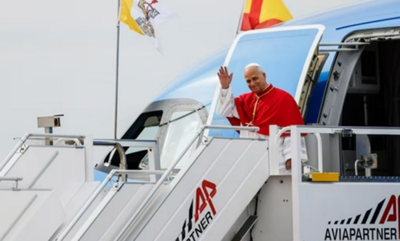 Captura-de-ecran-2026-06-06-131237.png Papa Leon al XIV-lea a aterizat la Madrid, prima etapă a unei vizite de şapte zile în Spania
