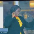 Au rămas uimiți când au văzut ce face vicepreşedinta Ghanei în tribune la Cupa Mondială!