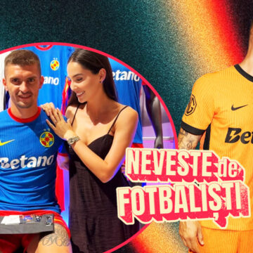 EXTRA Nevestele fotbaliștilor de la FCSB nu și-au scăpat soții din ochi nici la prezentarea echipamentelor. Cum au fost surprinși Florin Tănase și Daniel Bîrligea