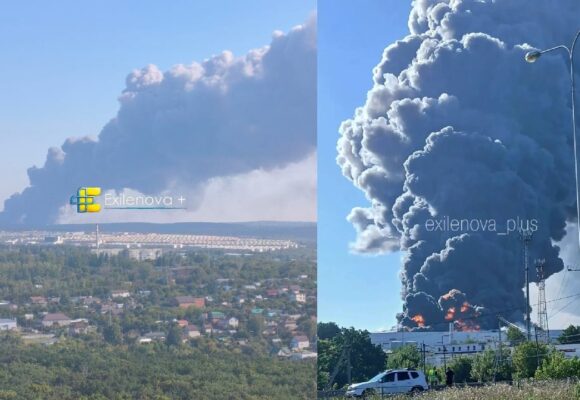 atac-drone-ucraina-rusia-2-august-2026.jpg o rafinărie, o bază aeriană și un depozit uriaș al „eMagului rusesc” au luat foc