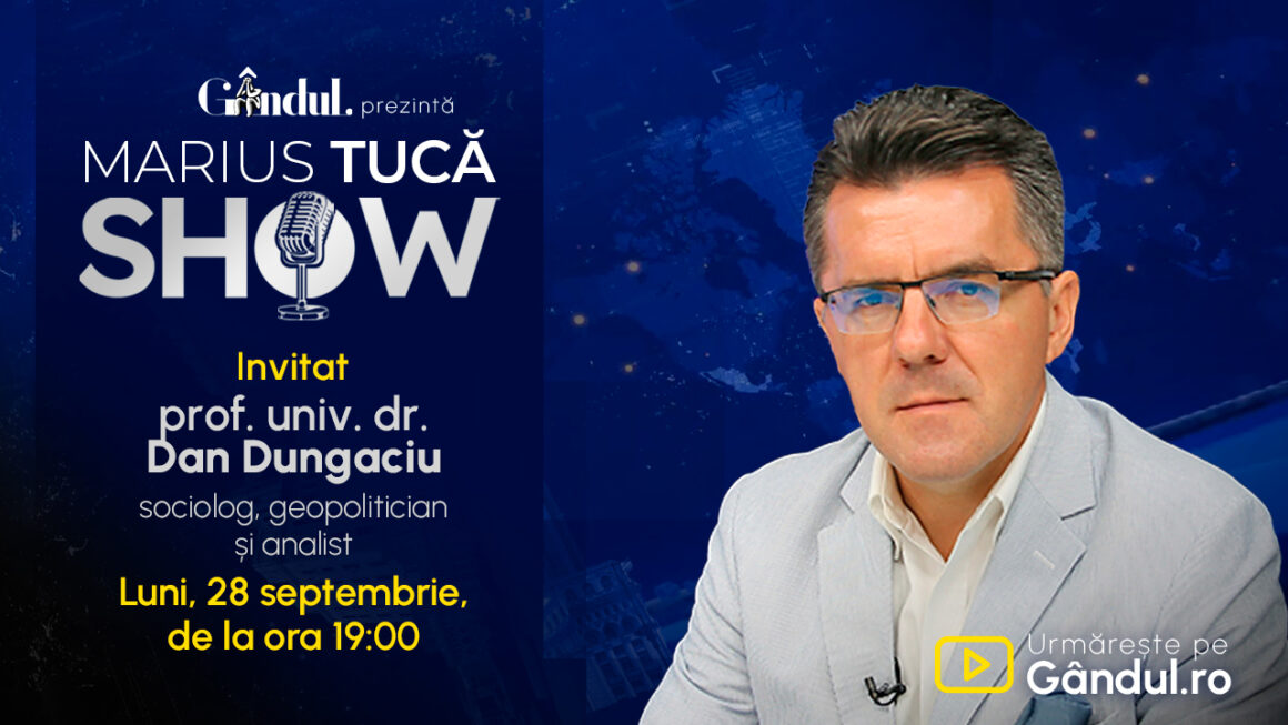 dungaciutuca-site-3-1.jpg Marius Tucă Show începe luni, 28 septembrie, de la ora 19.00, pe Gândul. Invitat: prof. univ. dr. Dan Dungaciu