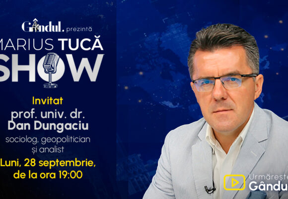 dungaciutuca-site-3-1.jpg Marius Tucă Show începe luni, 28 septembrie, de la ora 19.00, pe Gândul. Invitat: prof. univ. dr. Dan Dungaciu