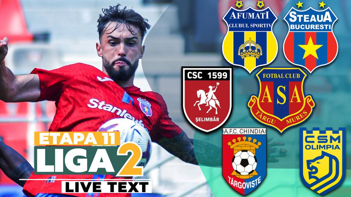 cs-afumati-steaua-csc-selimbar-afc-asa-targu-mures-chindia-targoviste-csm-olimpia-satu-mare-etapa-11-liga-2.jpg Slobozia, Sibiu și Târgoviște găzduiesc meciuri din etapa 11 a Ligii 2